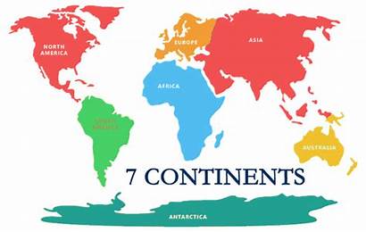 Continents Divided Continent Antarctica Australia Near Main