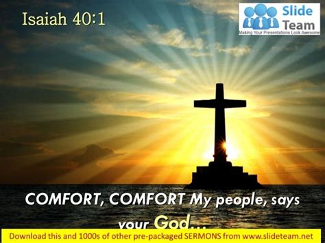 0514 Isaiah 401 My People Says Your God Power Point Church Sermon