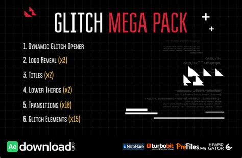 Dynamic opener after effects template free after effects cs6, cs5, cc 2017, cc 2018, cc 2019 no plugins required 1920×1080 easy to use / easy to customize open the source files in any language ability to change colors easily geometric glitch logo intro | after effects template free download. VIDEOHIVE GLITCH MEGA PACK - FREE DOWNLOAD - Free After ...