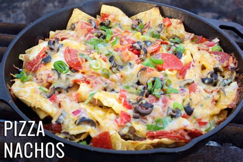 Bake for 15 minutes, until cheese is melted. Campfire Pizza Nachos Recipes | Camping Recipes