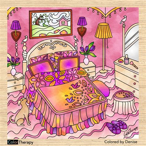I Colored This Myself Using Color Therapy App It Was So Fun And