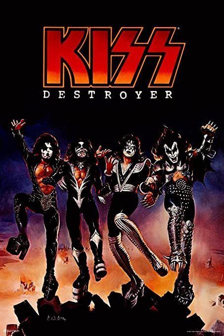 Kiss Destroyer Poster Album Cover Vinyl Kiss Poster Kiss Band