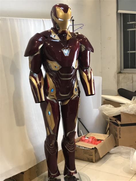 All iron man suits in marvel's avengers. Iron Man Infinity War Armor Iron Man Suit Mark 50 L - JOETOYS