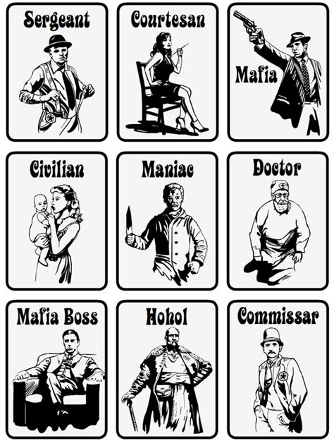 Mafia and me by puputhamzah. Mafia Cards by Victoria Bila, via Behance | Mafia game ...