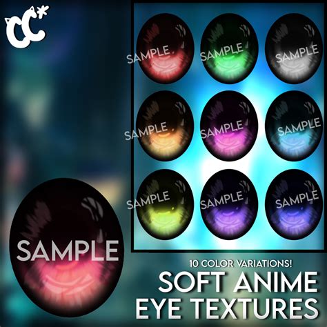 Soft Anime Eye Textures Vrchat Png Asset