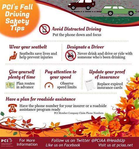 Fall Driving Safety Tips Driving Safety Safety Tips Fun At Work