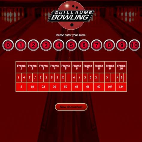 Guillaume Bouffard Project Bowling Score Calculator Guillaume Bouffard Front End Developer
