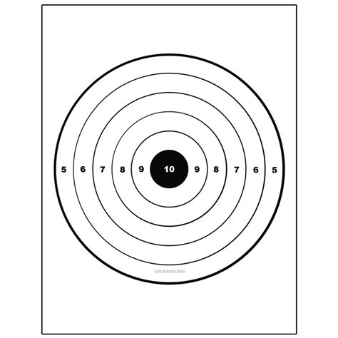 150 bullseye airsoft shooting targets sniper rifle