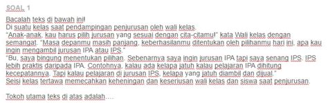 Contoh Soal Langkah-langkah abstraksi teks anekdot - Jegeristik