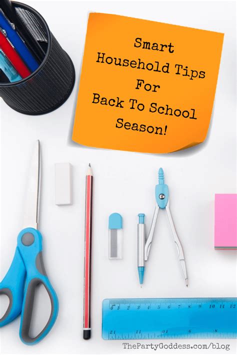 Smart Household Tips For Back To School Season Pinterest