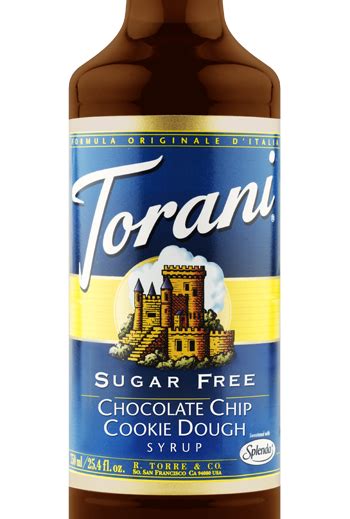 Sugar Free Chocolate Chip Cookie Dough Syrup Torani