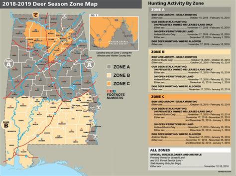 The new alabama rut map shows the peak times when bucks are most likely to be looking for doe. All You Need to Know About Alabama Hunting Seasons, 2018-2019