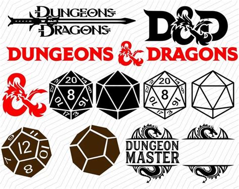 Dungeons And Dragons Dice Logos