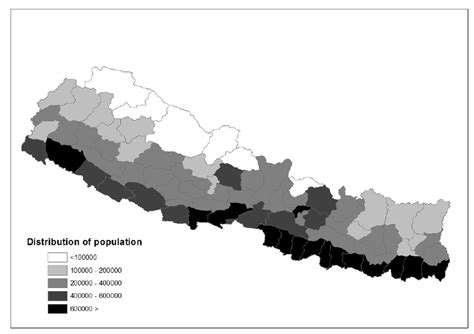 Population Distribution In Nepal Download Scientific Diagram
