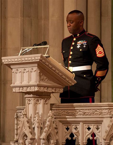 An Us Marine Corps Gunnery Sergeant Gives An Address Picryl Public
