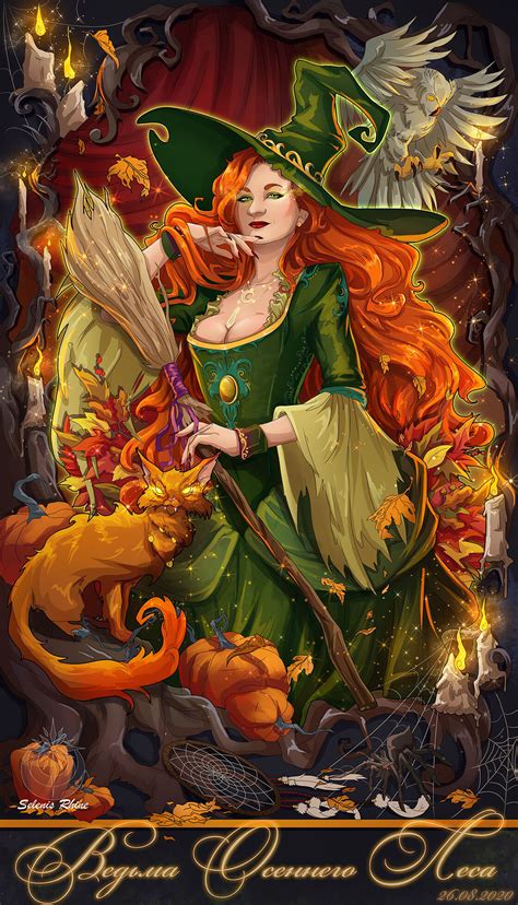 Artstation Autumn Forest Witch
