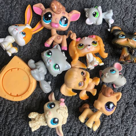 Vintage 11 Piece Lot Of Littlest Pet Shop Animals Etsy