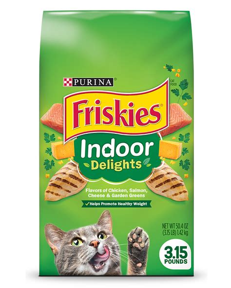 Who produces friskies cat food? Friskies Indoor Delights Dry Cat Food | Purina