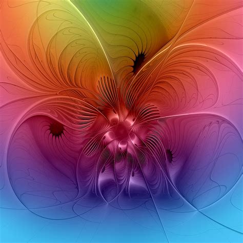 The Beauty Colorful Abstraction Digital Art By Gabiw Art