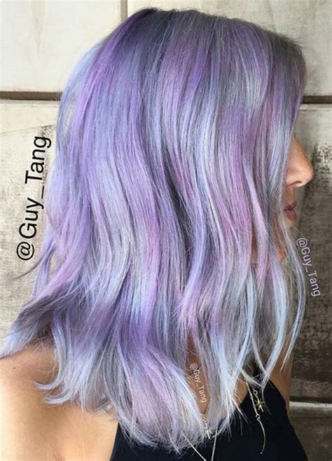 50 Lovely Purple And Lavender Hair Colors In Balayage And Ombre
