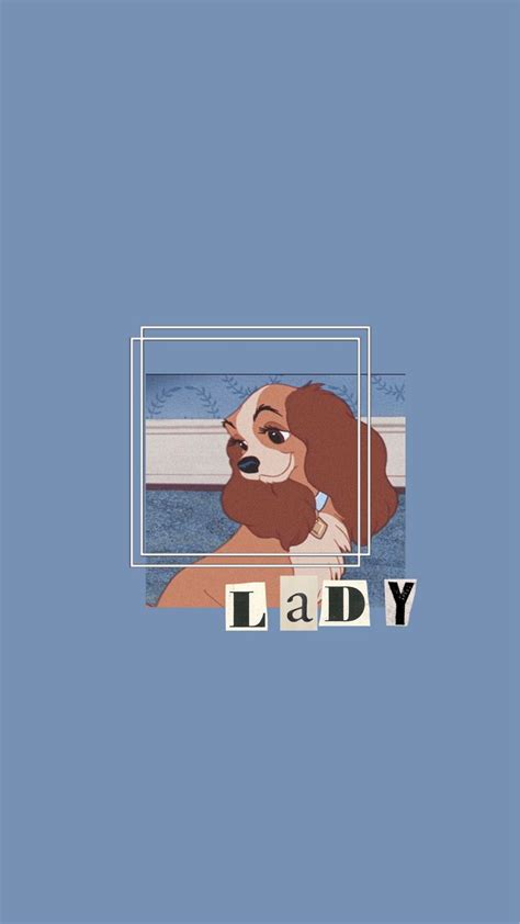 Lady And The Tramp Lady Aesthetic Wallpaper Disney Cute Cartoon