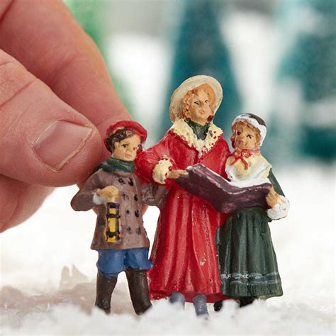Miniature Christmas Carols Figurine Table Decor Christmas And