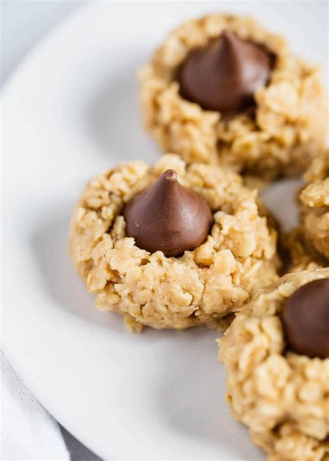 The cookie will spread very little while. No-Bake Peanut Butter Oatmeal Cookies - I Heart Naptime ...