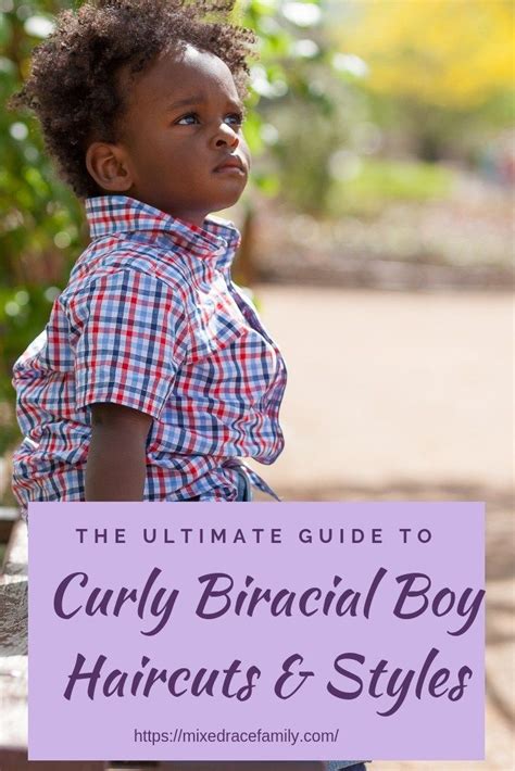 For those with curly hair, you can go a bit longer with your cut. Curly Hair Biracial Boys Haircuts & Styles **UPDATED 2019 ...