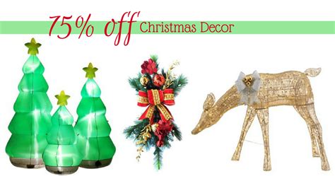 Shop for outdoor christmas decorations in christmas decor. Home Depot Deal | 75% off Christmas Pre-Lit Yard Decor ...