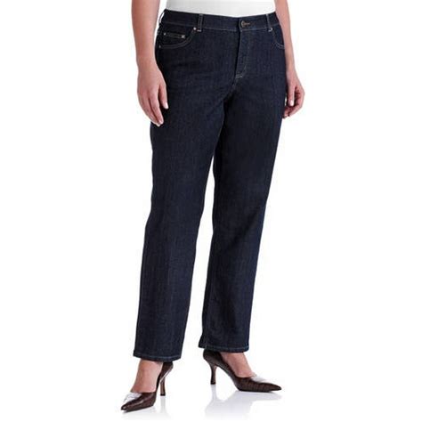 Just My Size Just My Size Womens Plus Size Slimming Classic Fit Straight Leg Jeans With Tummy