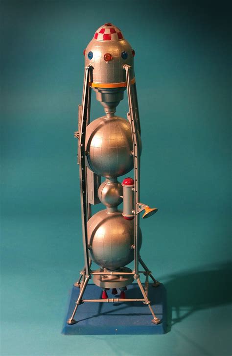 Vintage Science Fiction Model Kit Moon Lander Frederick Barr Flickr