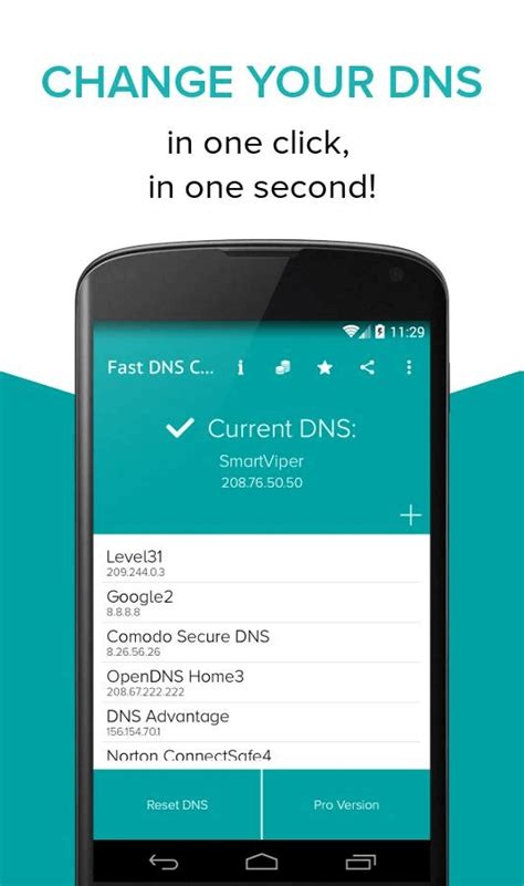 Best DNS Changer Apps For Android FREE