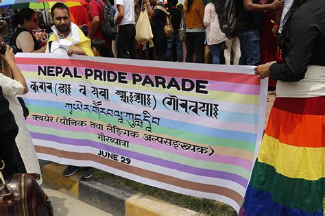 Lgbt Community Celebrates The First Pride Parade In Nepal South Asia Time