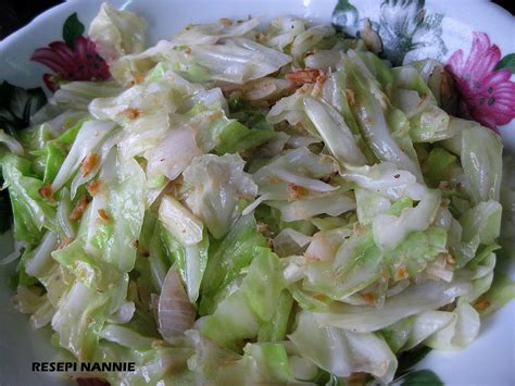 Resepi tomyam putih ala thai nz. RESEPI NANNIE: KOBIS TUMIS UDANG KERING