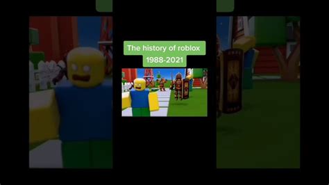 The History Of Roblox 1988 2021 Roblox History Youtube