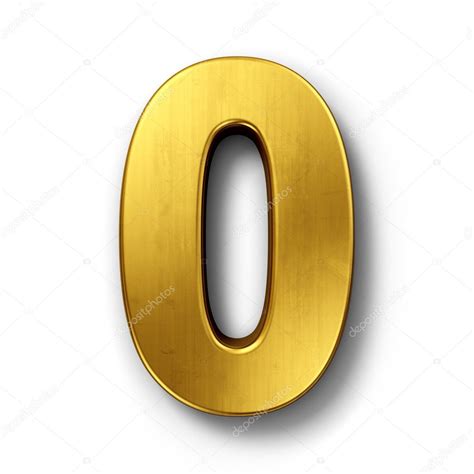 The Number 0 In Gold Stock Photo By ©zentilia 8293004
