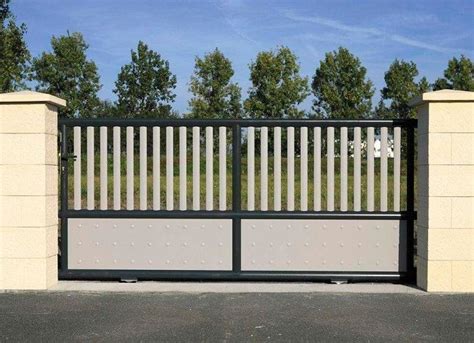 10 Simple And Best Sliding Gate Designs For Homes Home Gate Design