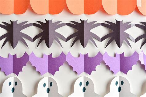 These Halloween Paper Garland Cutouts Are So Cute And Surprisingly