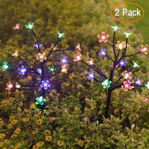 Solar Fairy Lights 2 Pack Beautiful Led Fairy Tree Lights Landscape