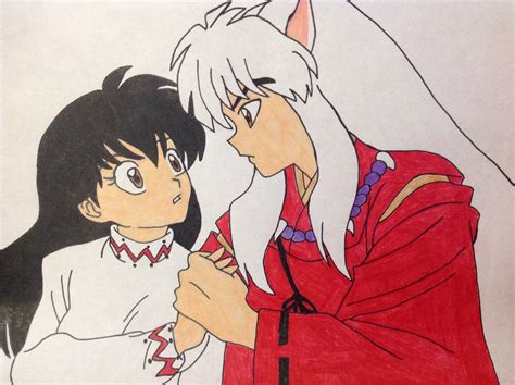 Inuyasha And Kagomes Romantic Moment By Kailie2122 On Deviantart
