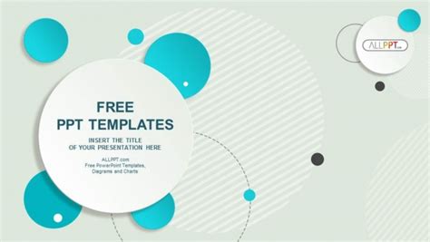 Abstract Design Circle Bubble Powerpoint Templates