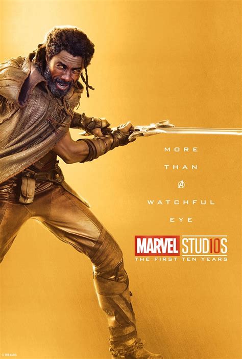 Heimdall Marvel Studios Celebrating 10th Anniversary Posters