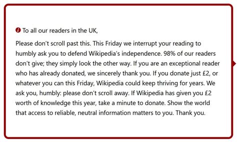 The Next Time Wikipedia Asks For A Donation Ignore It The Post