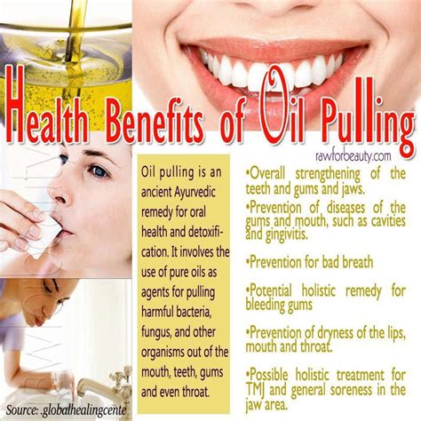 Pin By On Health Board Healthy Drinks Detox Oil Pulling Benefits Oil Pulling Health