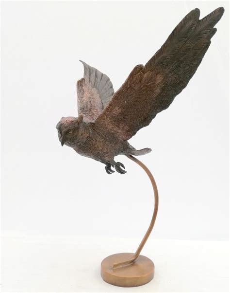 Flying Owl Sculpture Catawiki