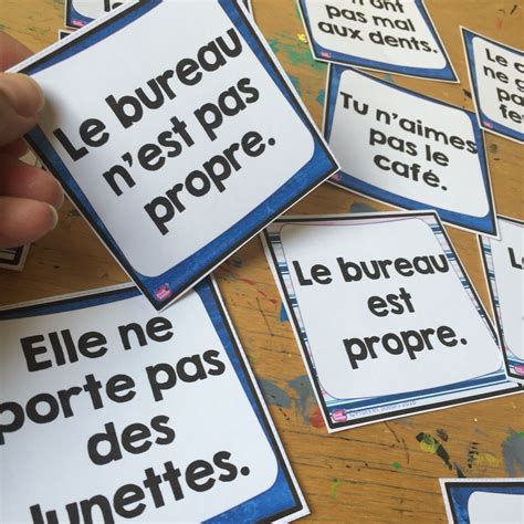Les Phrases Négatives Dans Un Jeu De Mot Profs Et Soeurs French