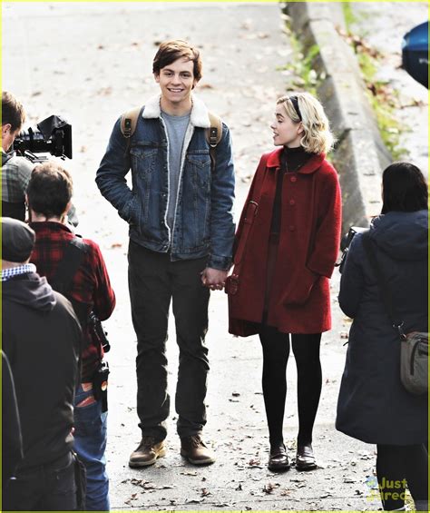 Ross Lynch And Kiernan Shipka Hold Hands While Filming Chilling Adventures Of Sabrina Photo