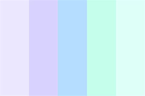 Cool Toned Pastels Color Palette In 2021 Color Schemes Colour