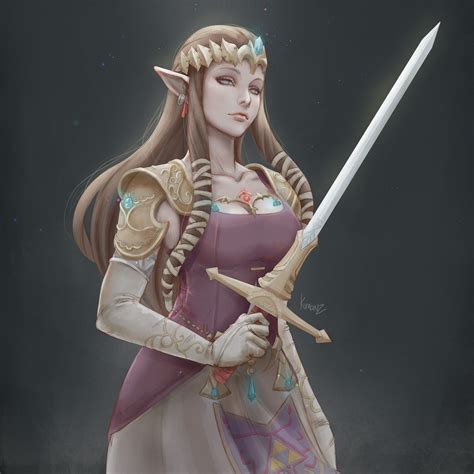 Artstation Twilight Princess Zelda