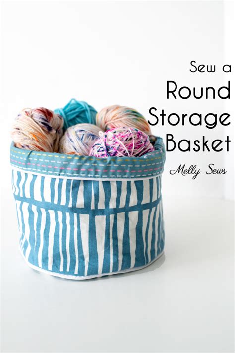 Sew A Fabric Basket Melly Sews Fabric Boxes Fabric Storage Diy